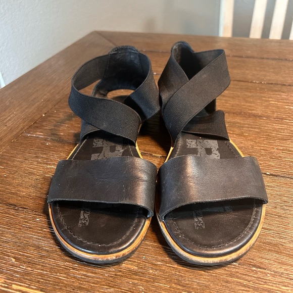 Sorel Ella leather stretch straps gladiator sandals size 7.5 - Picture 5 of 8